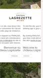 Mobile Screenshot of chateau-lagrezette.com